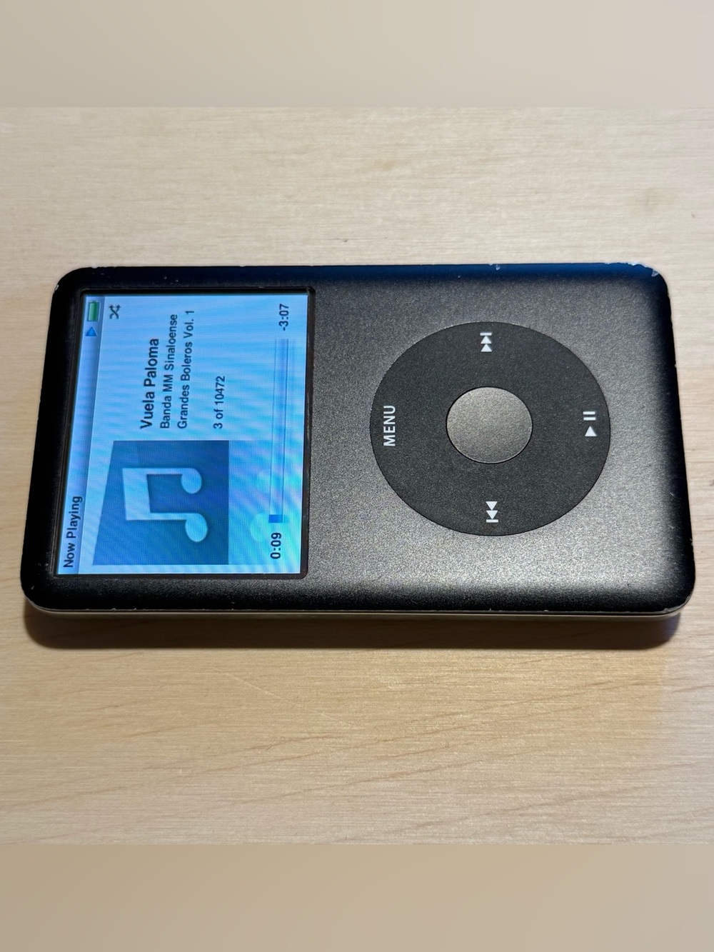 iPod Model:A1238 6thGEN 80GB Blk Tested Good w/10472-Song-Charge Read Info Blw! - Picture 4 of 16